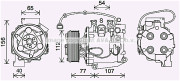 HDK311 Kompresor klimatizácie AVA QUALITY COOLING