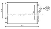 HY5280 Kondenzátor klimatizácie AVA QUALITY COOLING