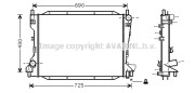 JR2035 Chladič motora AVA QUALITY COOLING