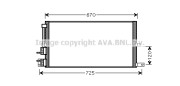 JR5043 Kondenzátor klimatizácie AVA QUALITY COOLING