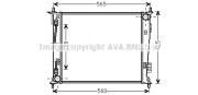 KA2136 Chladič motora AVA QUALITY COOLING