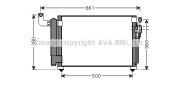 KA5082 Kondenzátor klimatizácie AVA QUALITY COOLING