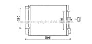 KAA5150 Kondenzátor klimatizácie AVA QUALITY COOLING