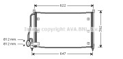 OL5295 Kondenzátor klimatizácie AVA QUALITY COOLING