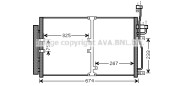 OL5425 Kondenzátor klimatizácie AVA QUALITY COOLING