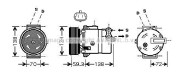 OLK413 Kompresor klimatizácie AVA QUALITY COOLING