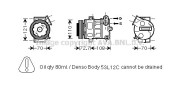 OLK419 Kompresor klimatizácie AVA QUALITY COOLING