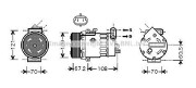 OLK483 Kompresor klimatizácie AVA QUALITY COOLING