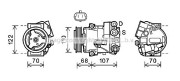 OLK594 Kompresor klimatizácie AVA QUALITY COOLING