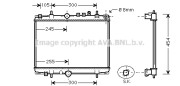 PE2208 Chladič motora AVA QUALITY COOLING