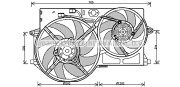 PE7541 Ventilátor chladenia motora AVA QUALITY COOLING