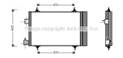 PEA5193 Kondenzátor klimatizácie AVA QUALITY COOLING