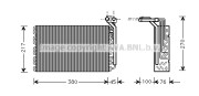 PEV010 Výparník klimatizácie AVA QUALITY COOLING