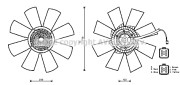 SCC042 Ventilátor chladenia motora AVA QUALITY COOLING