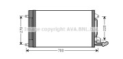 ST5038D Kondenzátor klimatizácie AVA QUALITY COOLING