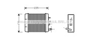 ST6014 Výmenník tepla vnútorného kúrenia AVA QUALITY COOLING