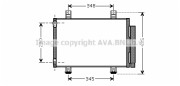 SZ5087 Kondenzátor klimatizácie AVA QUALITY COOLING