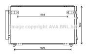 TOA5621 Kondenzátor klimatizácie AVA QUALITY COOLING