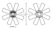 VLC066 Spojka ventilátora chladenia AVA QUALITY COOLING