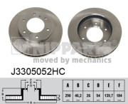 J3305052HC Brzdový kotúč NIPPARTS