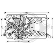 5618201 Ventilátor chladenia motora DIEDERICHS