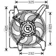 6843101 Ventilátor chladenia motora DIEDERICHS