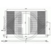 8142700 Kondenzátor klimatizácie DIEDERICHS