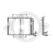 8167002 Kondenzátor klimatizácie DIEDERICHS