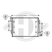 8224704 Chladič motora DIEDERICHS