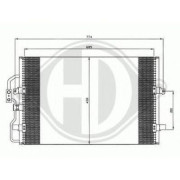 8349100 Kondenzátor klimatizácie DIEDERICHS