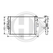 8349405 Chladič motora DIEDERICHS