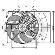 8422606 Ventilátor chladenia motora DIEDERICHS