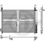 8444500 Kondenzátor klimatizácie DIEDERICHS