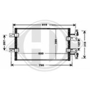 8449603 Kondenzátor klimatizácie DIEDERICHS