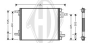 DCC1262 Kondenzátor klimatizácie DIEDERICHS Climate DIEDERICHS