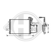 DCC1475 Kondenzátor klimatizácie DIEDERICHS Climate DIEDERICHS