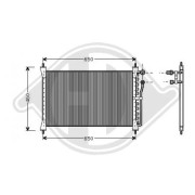 DCC1477 Kondenzátor klimatizácie DIEDERICHS Climate DIEDERICHS