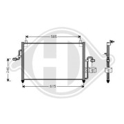 DCC1487 Kondenzátor klimatizácie DIEDERICHS Climate DIEDERICHS