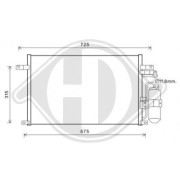 DCC1506 Kondenzátor klimatizácie DIEDERICHS Climate DIEDERICHS