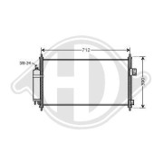 DCC1608 Kondenzátor klimatizácie DIEDERICHS Climate DIEDERICHS