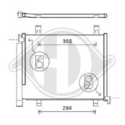 DCC1863 Kondenzátor klimatizácie DIEDERICHS Climate DIEDERICHS