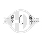 DCE1049 Expanzný ventil klimatizácie DIEDERICHS Climate DIEDERICHS