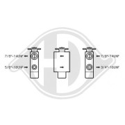 DCE1051 Expanzný ventil klimatizácie DIEDERICHS Climate DIEDERICHS