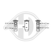 DCE1056 Expanzný ventil klimatizácie DIEDERICHS Climate DIEDERICHS
