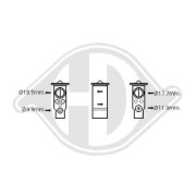 DCE1099 Expanzný ventil klimatizácie DIEDERICHS Climate DIEDERICHS