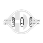 DCE1100 Expanzný ventil klimatizácie DIEDERICHS Climate DIEDERICHS