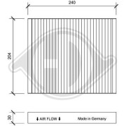 DCI1239 Filter vnútorného priestoru DIEDERICHS Climate DIEDERICHS