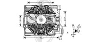DCL1005 Ventilátor kondenzátora klimatizácie DIEDERICHS Climate DIEDERICHS
