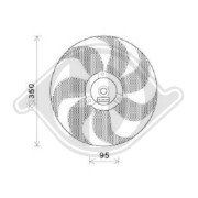 DCL1210 Ventilátor chladenia motora DIEDERICHS Climate DIEDERICHS