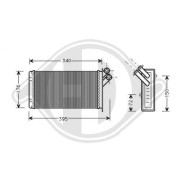 DCM1052 Výmenník tepla vnútorného kúrenia DIEDERICHS Climate DIEDERICHS
